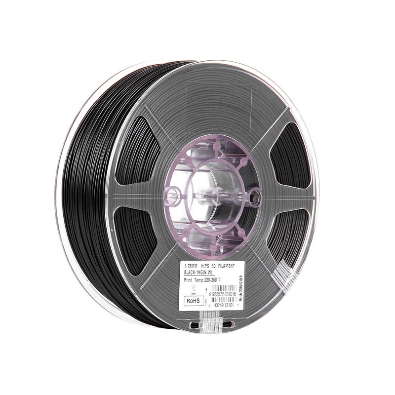 eSUN HIPS 3D Printing Filament (Black) | 1.75mm, 1kg - Image 2