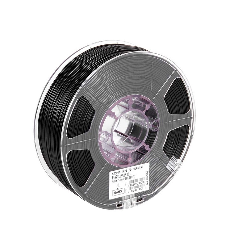 eSUN HIPS 3D Printing Filament (Black) | 1.75mm, 1kg - Image 3
