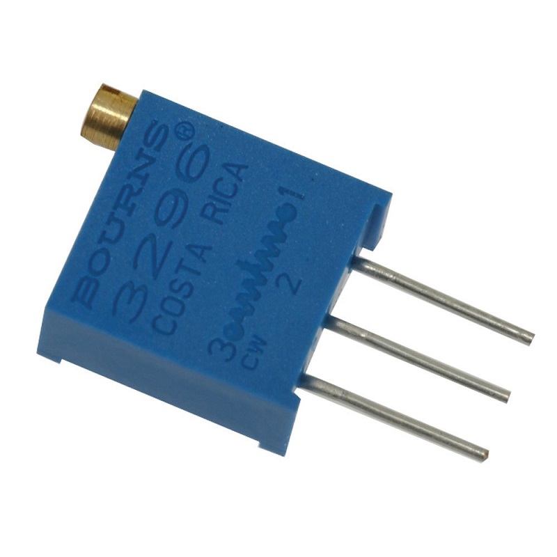 Bourns 3296W 10kΩ Multi-Turn Through Hole Trimmer Potentiometer