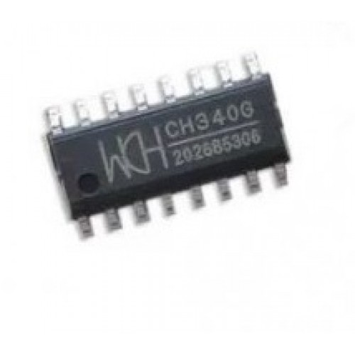 CH340G – USB to Serial TTL/RS232 Converter IC (SOIC-16) - Image 2