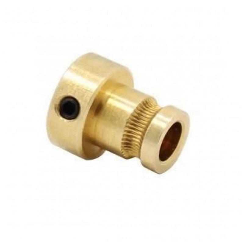 Copper Extruder Drive Gear | 3.0mm Filament Feeder Wheel (5mm Bore)
