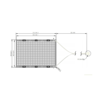 Duobond High Power 200W 8.9 inch 405nm UV LED array for Resins 3D Printer