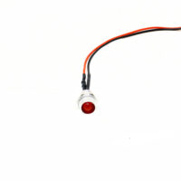 5MM Red LED Metal Signal Indicator | 12V-18V LED Pilot Lamp (Pack of 5)
