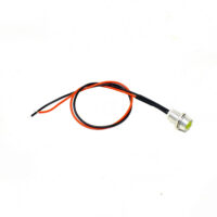 5MM Yellow LED Metal Signal Indicator | 12V-18V Stainless Steel Pilot Lamp (Pack of 5)