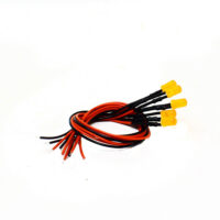 5MM Orange LED Indicator Light | 3V Status Signal Lamp with 20CM Leads (Pack of 5)
