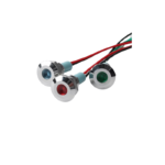 12MM Green LED Metal Signal Indicator | 10V-24V Stainless Steel Pilot Lamp (IP65)