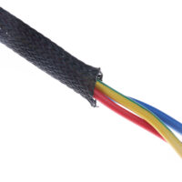 Nylon 12mm Expandable Braided Sleeve for Wire Protection-2M Length
