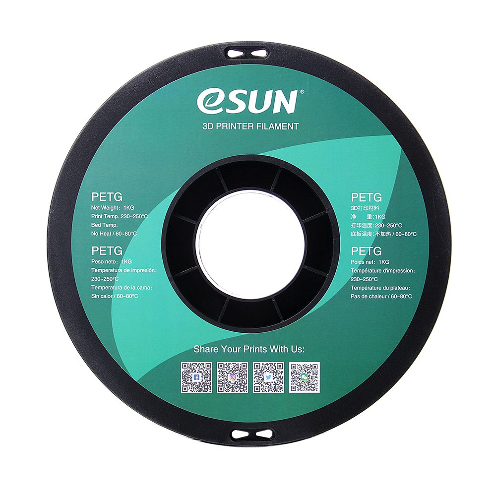 eSun PETG 3D Printing Filament | 1.75mm, 1kg (Solid Blue) - Image 6