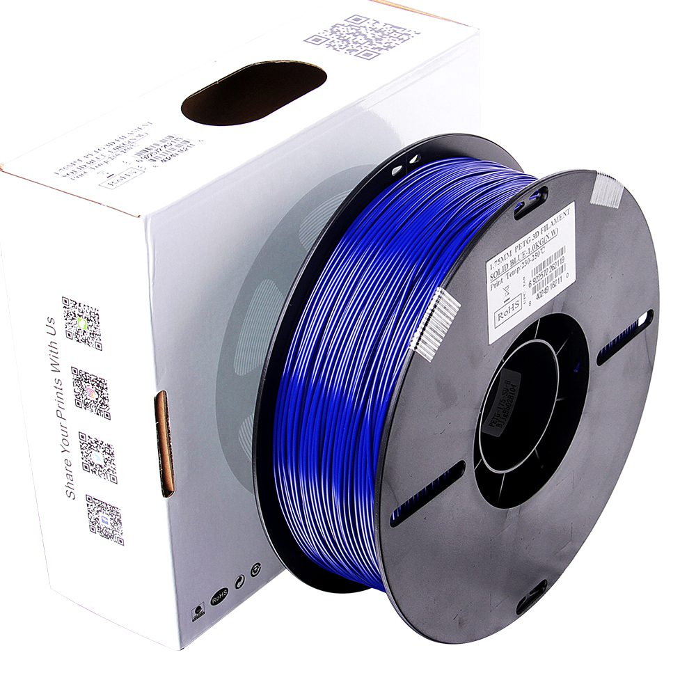 eSun PETG 3D Printing Filament | 1.75mm, 1kg (Solid Blue) - Image 5