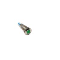 Green 220V 8mm LED Metal Indicator Light