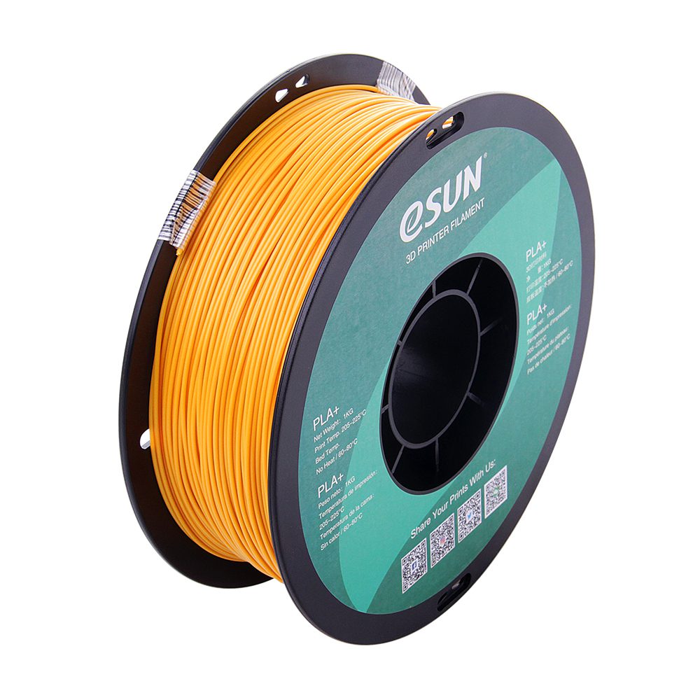 eSUN PLA+ 1.75mm 3D Printer Filament - 1kg - Gold | Premium Strength & Metallic Aesthetic - Image 8
