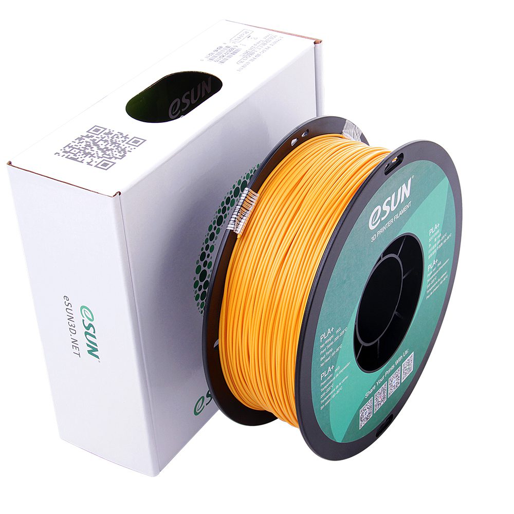 eSUN PLA+ 1.75mm 3D Printer Filament - 1kg - Gold | Premium Strength & Metallic Aesthetic - Image 6