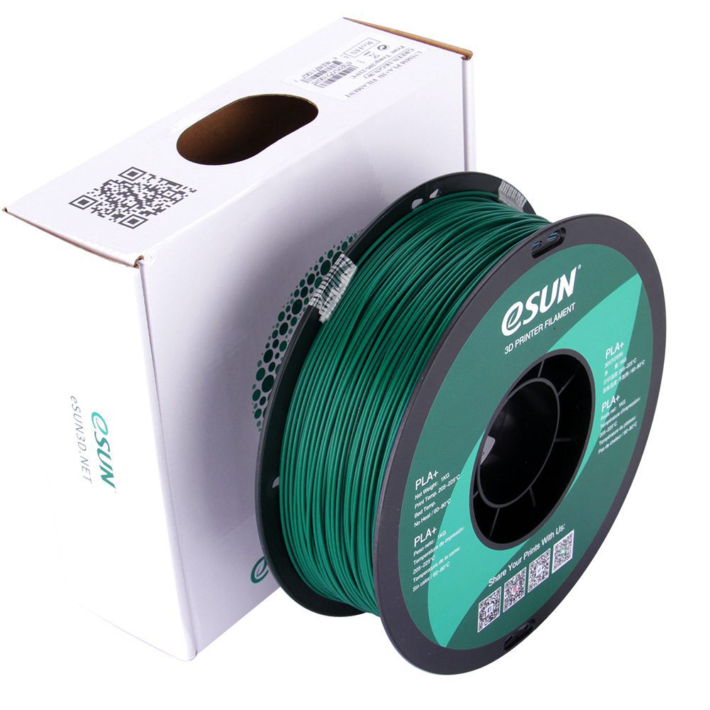 eSun PLA+ 1.75mm 3D Printing Filament 1kg-Green - Image 8