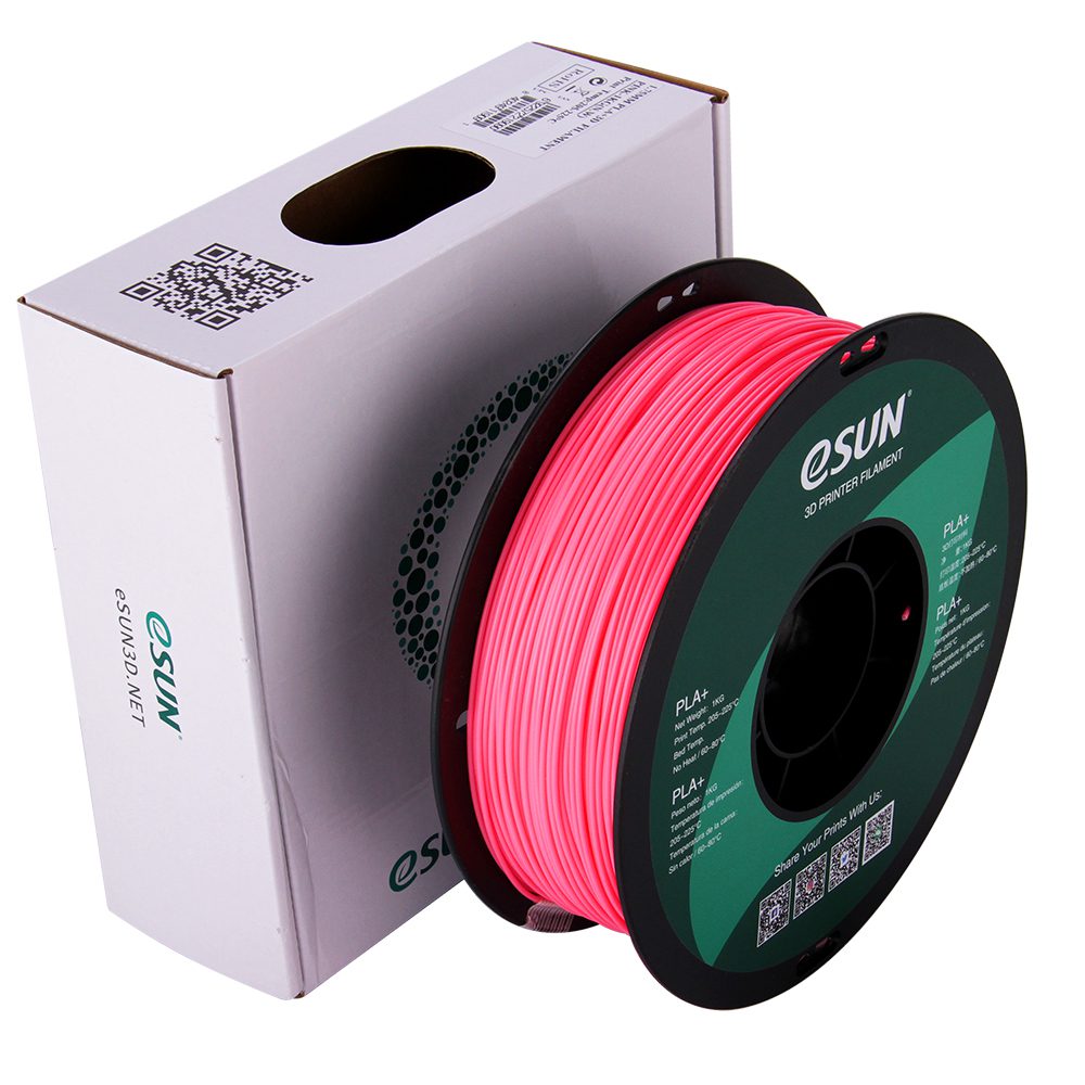 eSun PLA+ 1.75mm 3D Printing Filament 1kg-Pink - Image 3