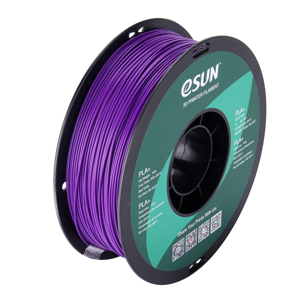 eSUN PLA+ 1.75mm 3D Printer Filament - 1kg - Purple | High-Performance, Durable PLA - Image 9