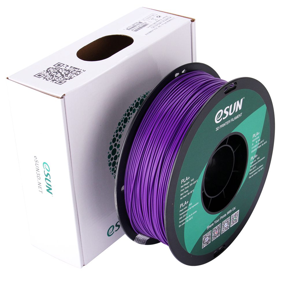 eSUN PLA+ 1.75mm 3D Printer Filament - 1kg - Purple | High-Performance, Durable PLA - Image 8