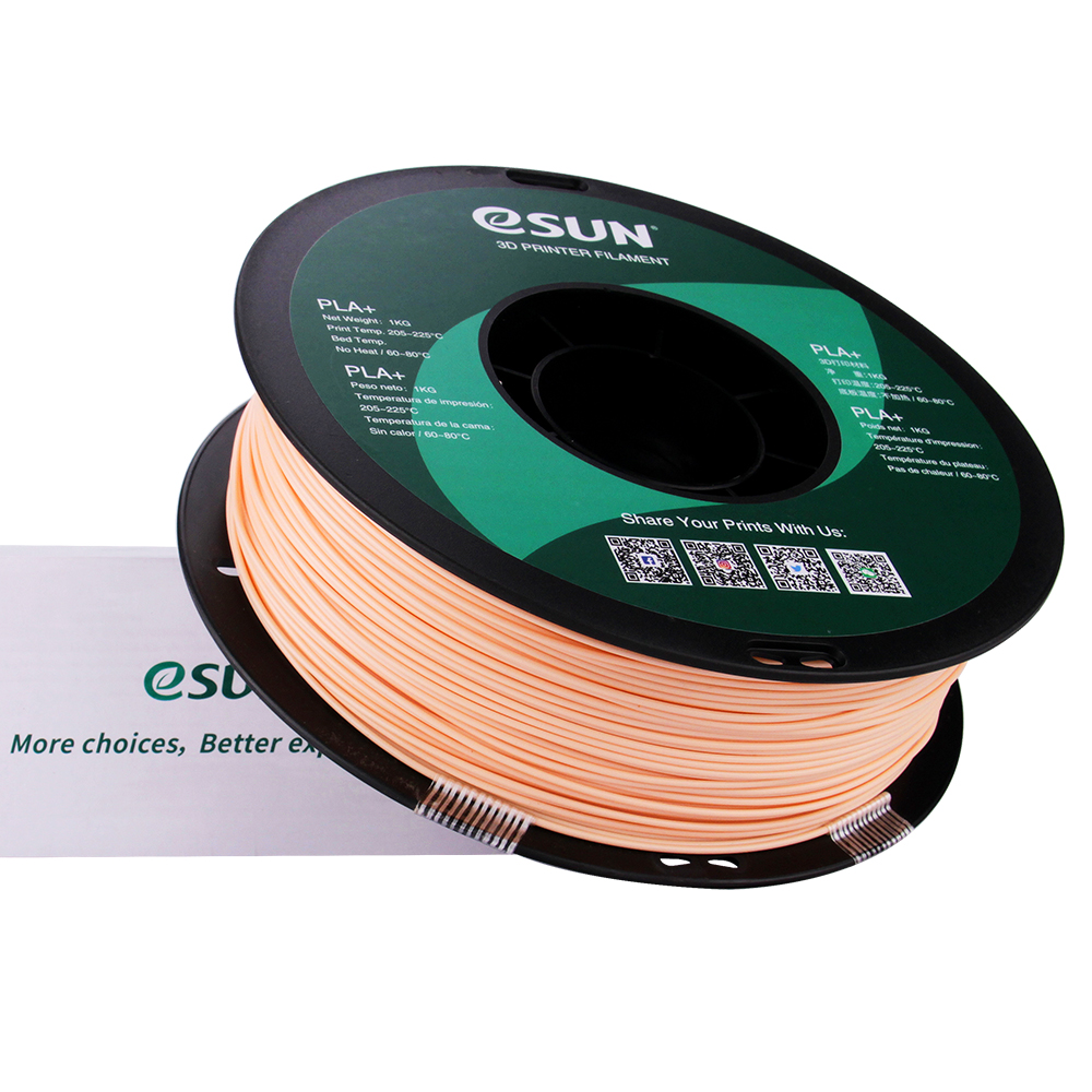 eSUN PLA+ 1.75mm 3D Printer Filament - 1kg - Beige | High-Toughness Professional PLA - Image 3