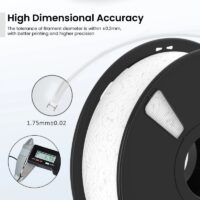 AlmightyFila 3D Printer Filaments PLA+ MARBLE WHITE 1.75MM / 1 KG