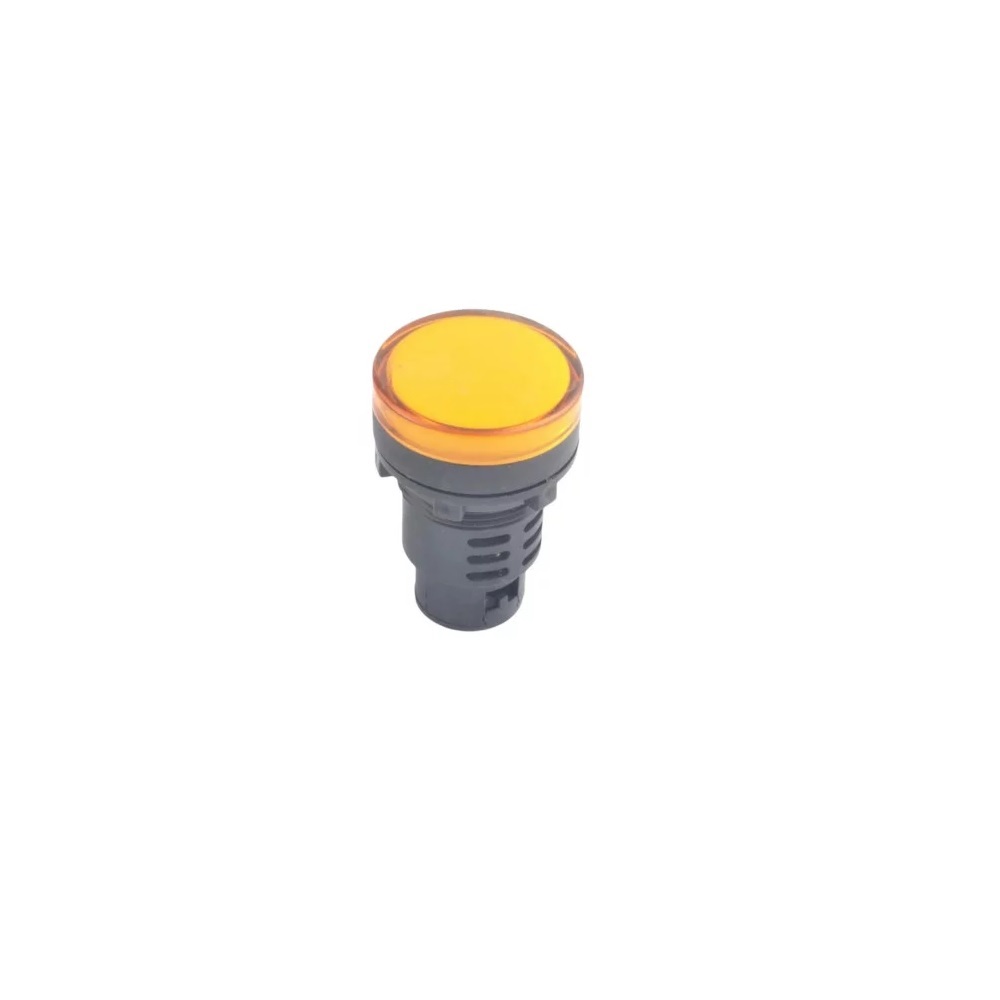 AD16-30DS 30MM LED Power Pilot Signal Indicator | 24V AC/DC Yellow Pilot Lamp - Image 2