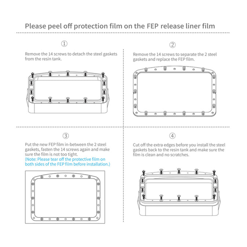 Elegoo Mars 4 DLP PFA Release Film | High-Performance 5-Pack - Image 5