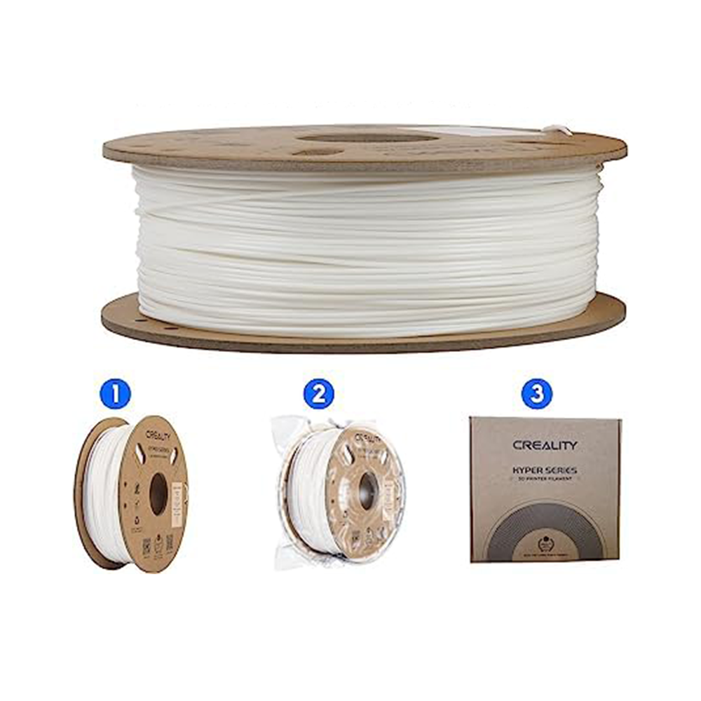 Creality Hyper ABS 1kg White Filament - Image 2