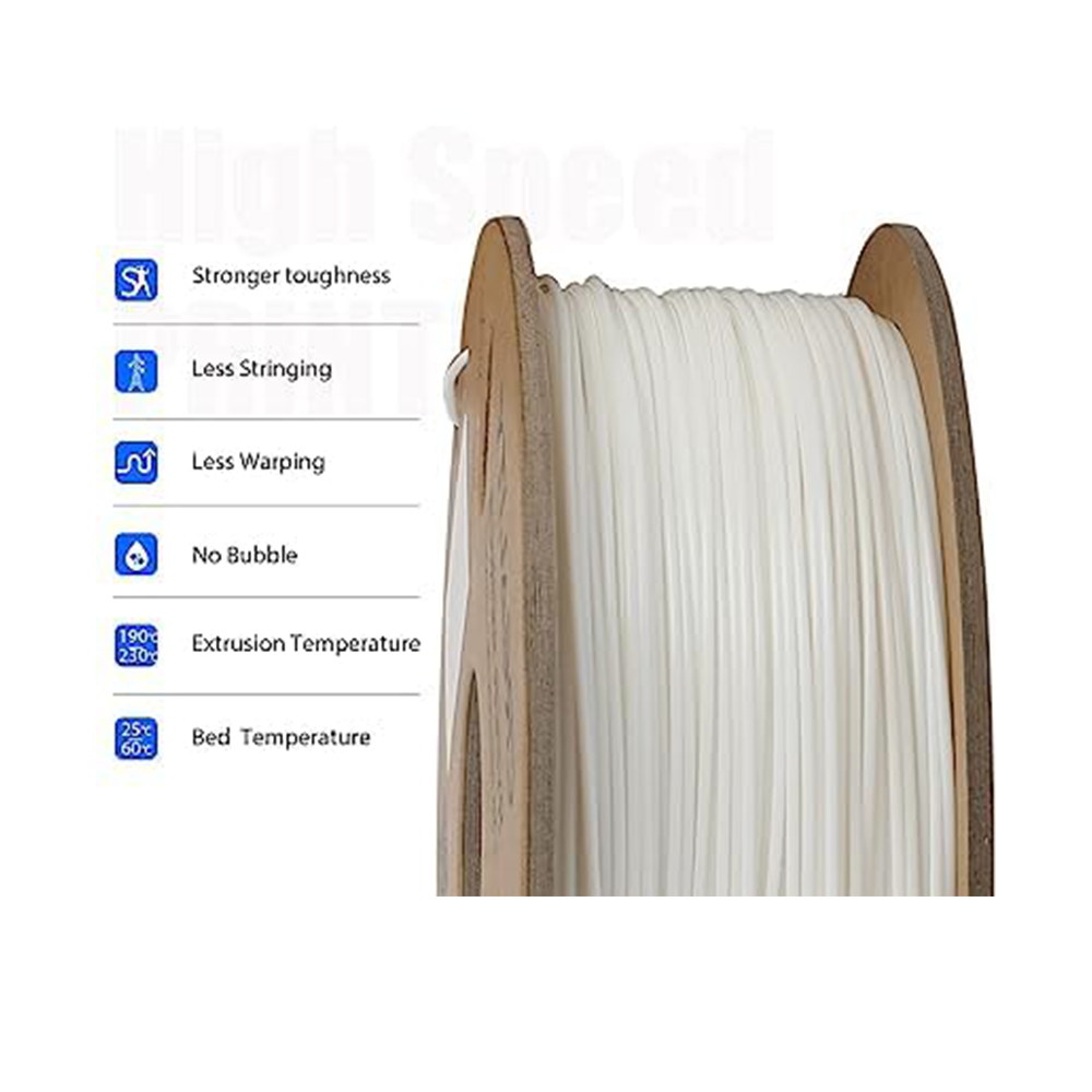 Creality Hyper ABS 1kg White Filament - Image 3
