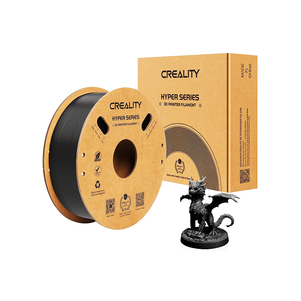Creality Hyper ABS 3D Printing Filament (Black) | 1.75mm, 1kg - Image 2