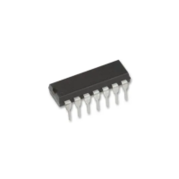 MCP6004-E/P Quad Operational Amplifier IC | Rail-to-Rail General Purpose Op-Amp | PDIP-14