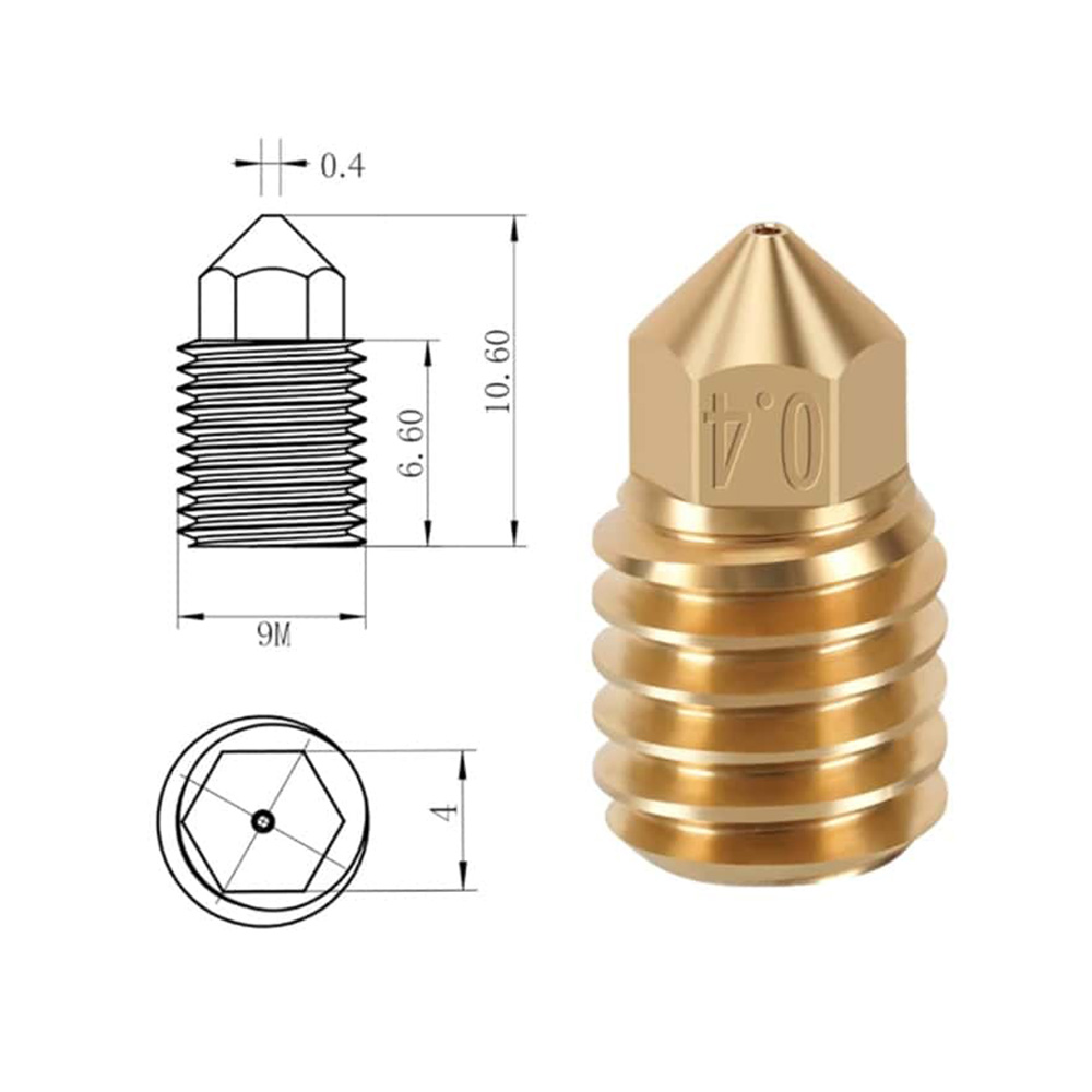 CHT Brass Nozzle for Bambu Lab - Image 2