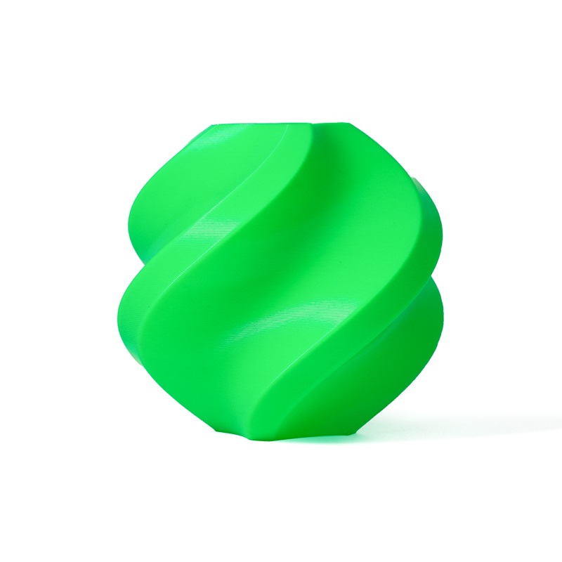 Bambu Lab PLA Basic 3D Printer Filament - 1.75mm | Bambu Green, 1kg with Reusable Spool