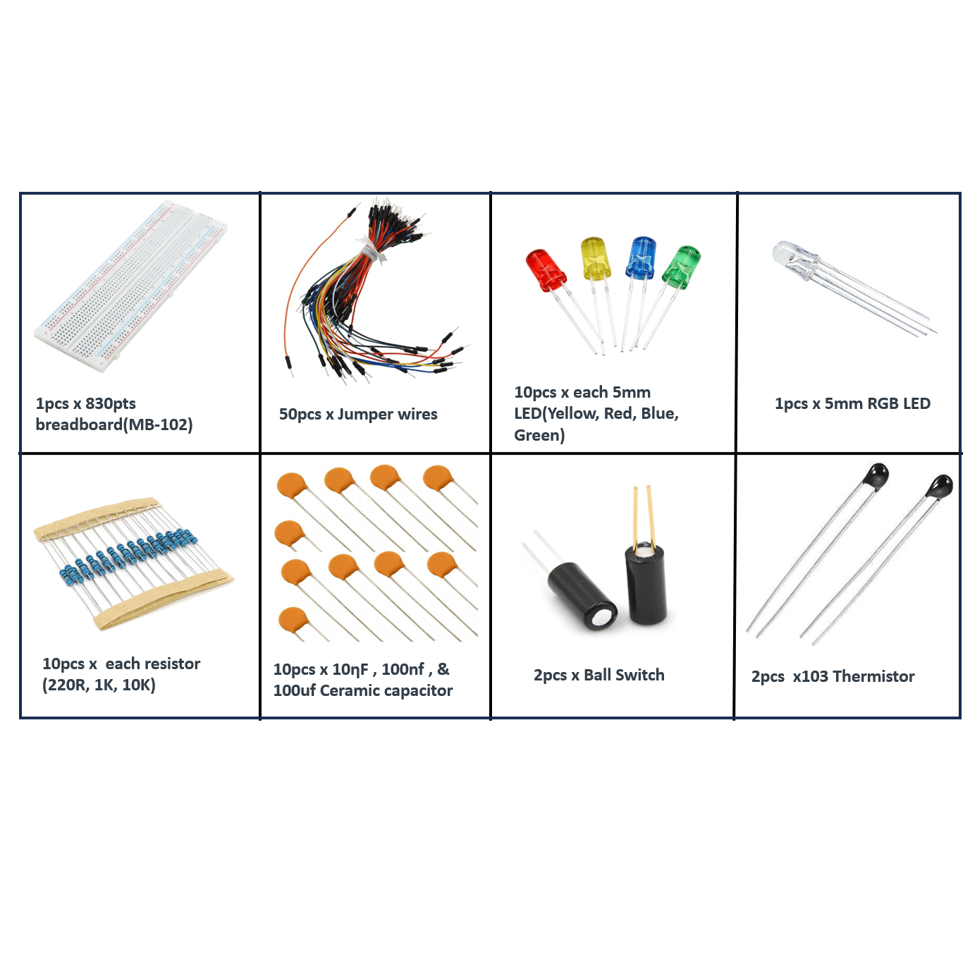 Advance Electronics Component Starter Kit | Prototyping Essentials