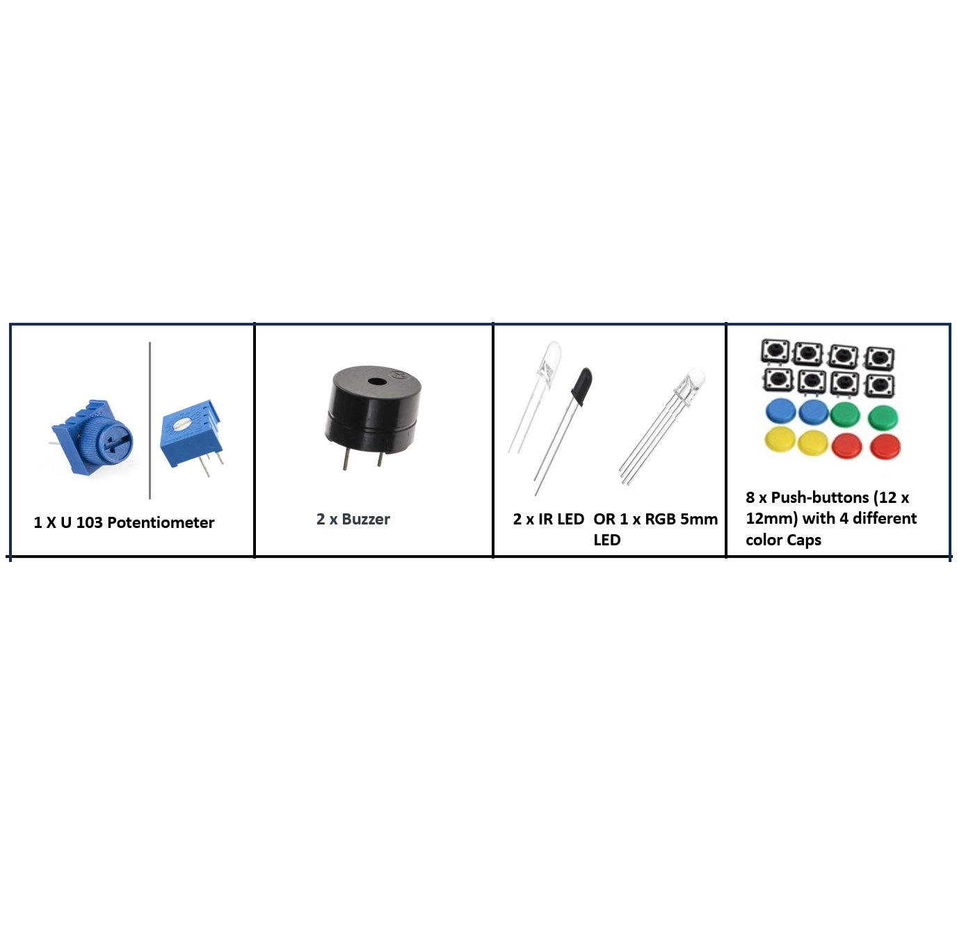 Beginner Electronics Component Starter Kit | Prototyping Essentials - Image 2