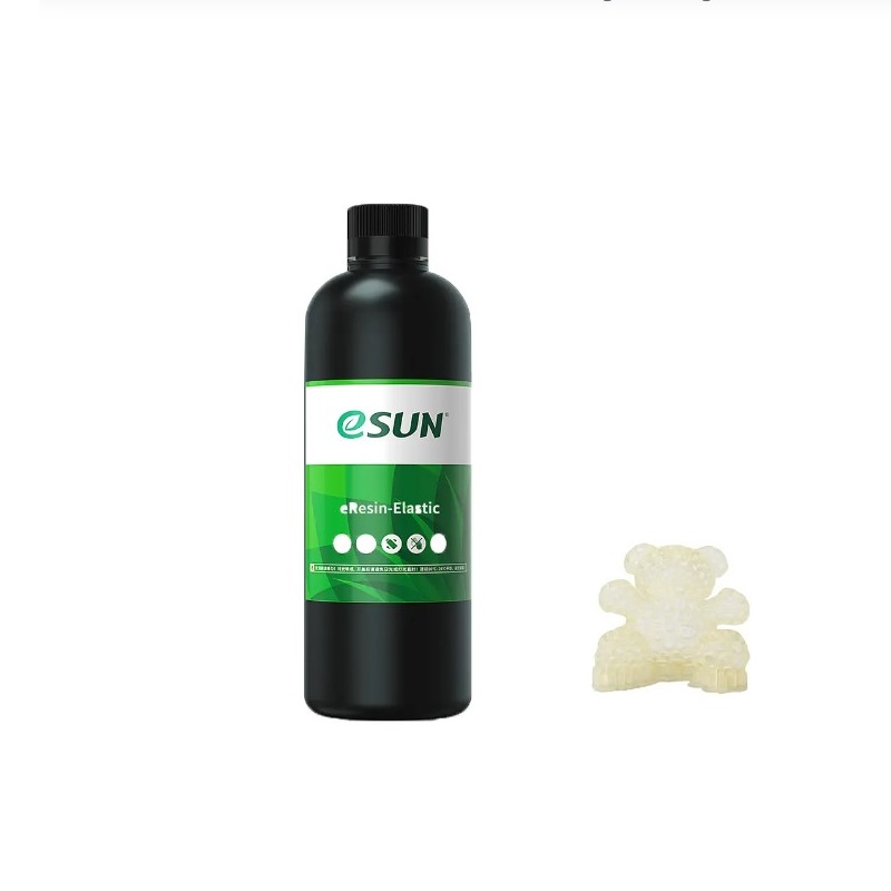 eSUN eResin-Elastic 3D Printing Resin (Transparent Yellow) | 0.5kg