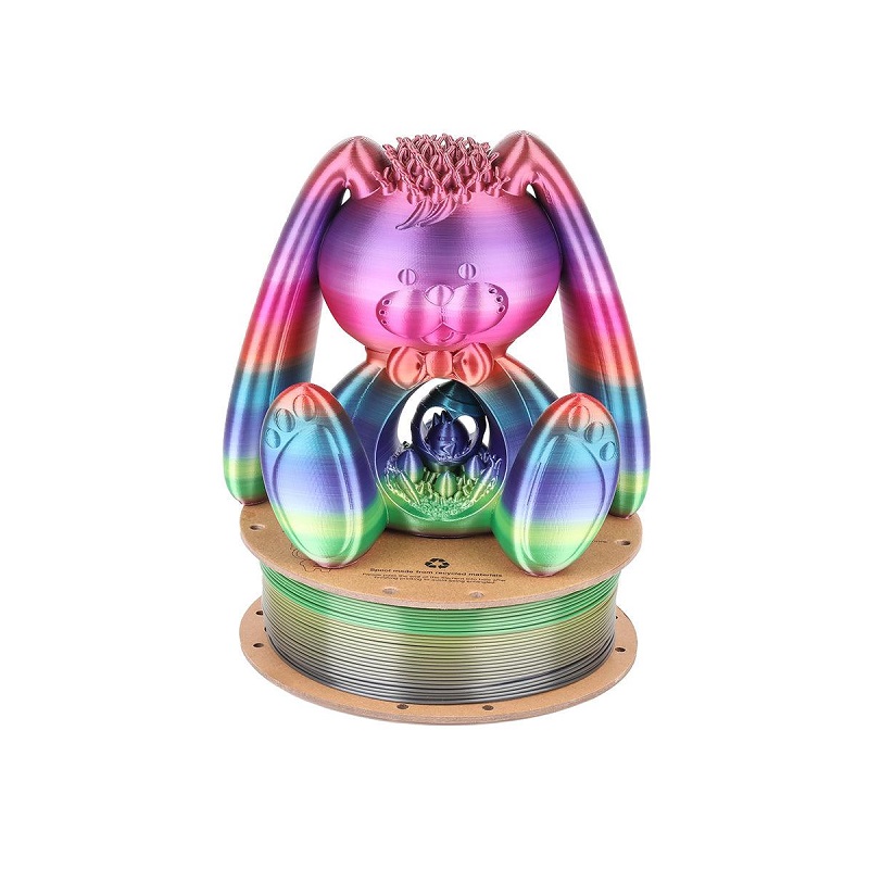 Sovol Silk Rainbow PLA 3D Printing Filament (Rainbow Red) | 1.75mm, 1kg