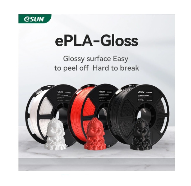 eSUN ePLA-Matte 1.75mm 3D Printer Filament - 1kg - Dark Grey | High-Rigidity Professional Matte Finish - Image 6
