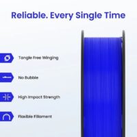 AlmightyFila 3D Printer Filaments PLA PRO GLOSSY ROYAL BLUE 1.75 MM / 1 KG