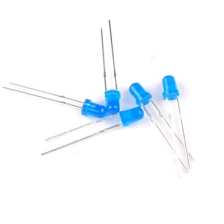 3mm Round DIP Blue LED | High Brightness | Pack of 50 - Image 2