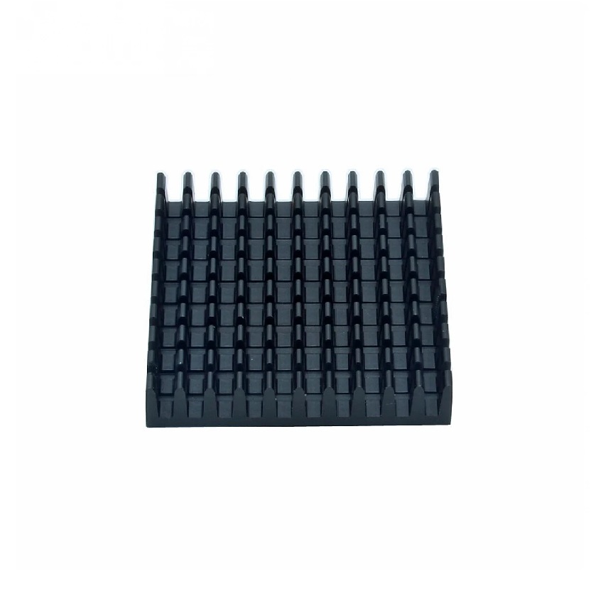 Aluminum Heatsink with Blue Thermal Tape Size: 40*40*10mm ( Colour : Black ) - Image 2