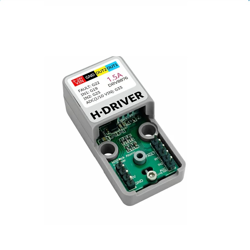 Atomic H-Driver Base (DRV8876) – H-Bridge Motor Driver for ATOM Series