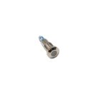 8MM White LED Metal Signal Indicator | 3V-9V Stainless Steel Pilot Lamp (IP65)