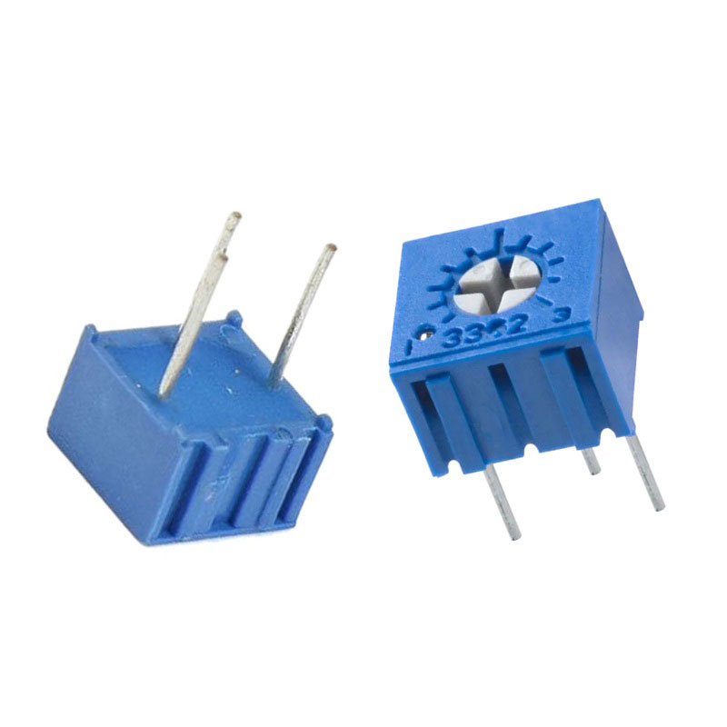3362P 100Ω Single Turn Through Hole Trimmer Potentiometer (Pack of 3) - Image 2