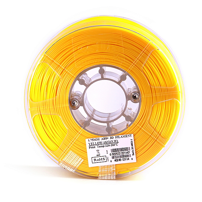 eSun ABS+ 1.75mm 3D Printing Filament - 1kg | Yellow High-Toughness Professional ABS - Image 5