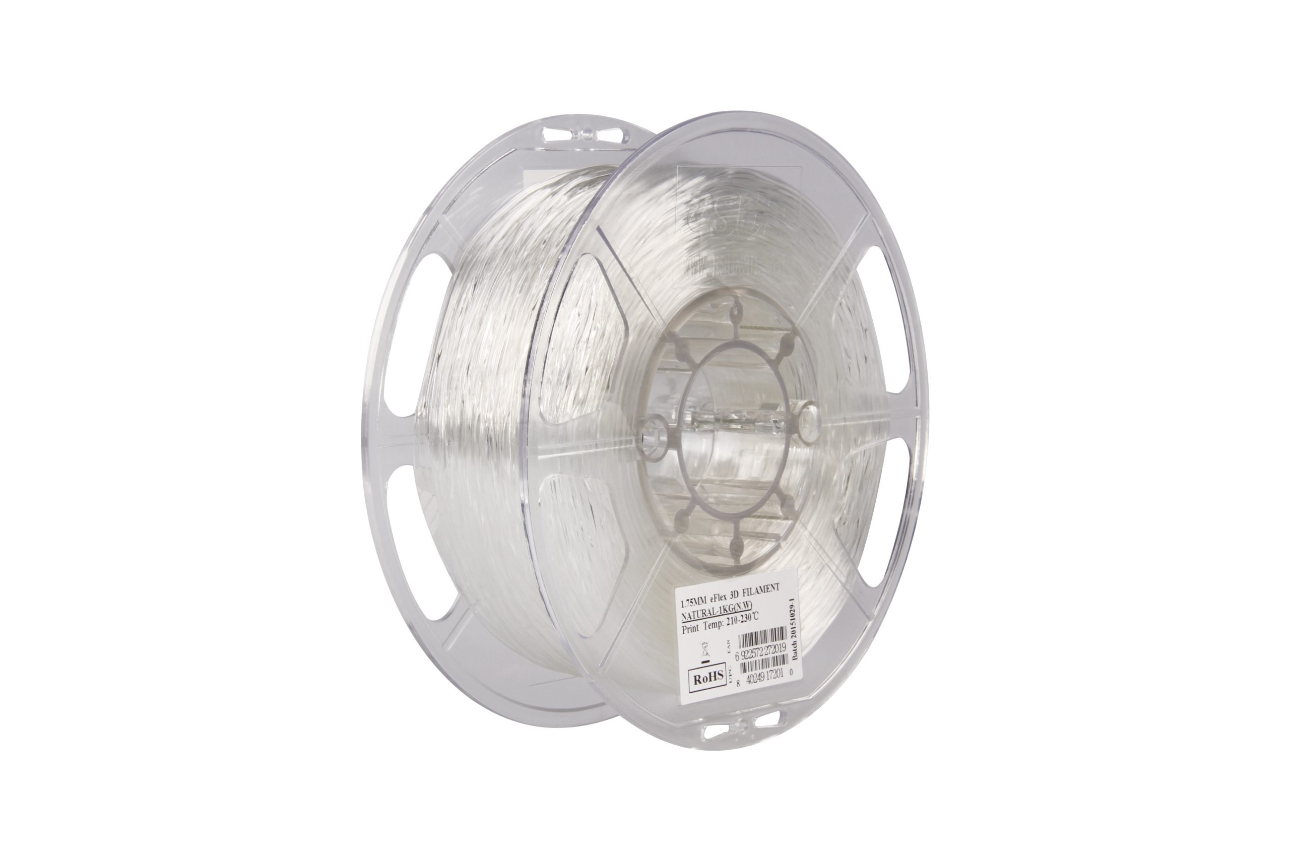 eSUN eFlex TPU 87A Flexible Filament | 1.75mm, 0.5kg (Natural)