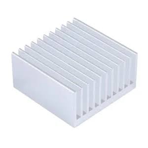 50x25x10mm Universal Aluminum Heat Sink - Silver Cooling Fin for Chips, Boards & ICs - Image 2