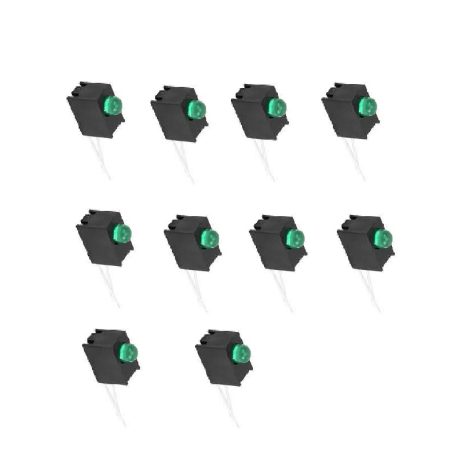 3MM Green LED Indicator Light | Industrial Status Signal Lamp (Pack of 10) - Image 2
