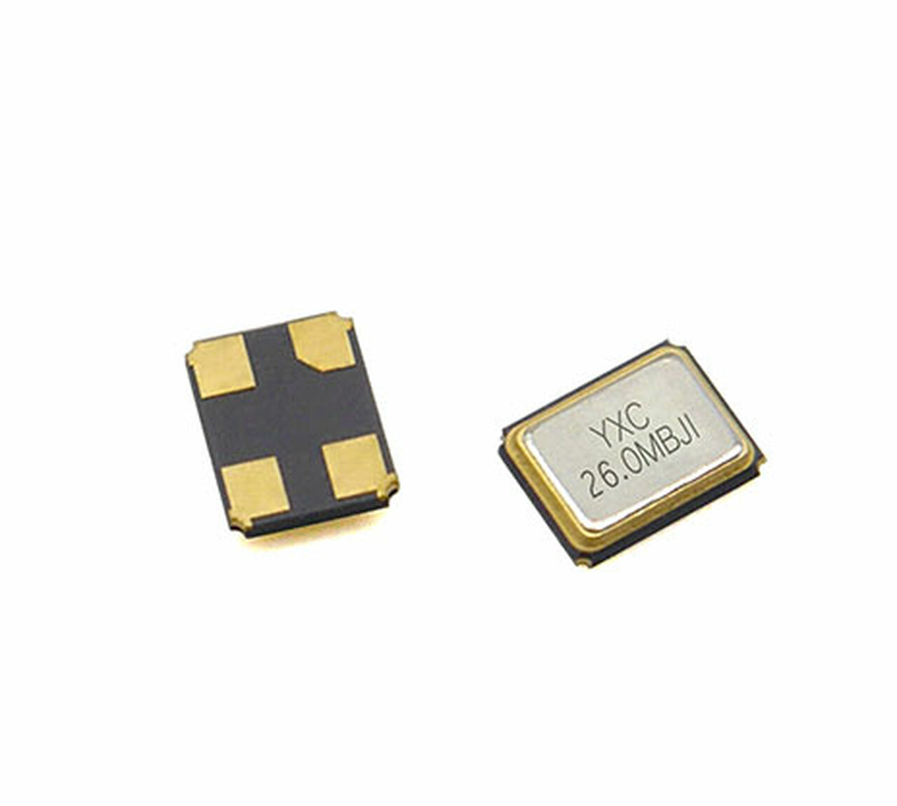 YSX321SL 26 MHz 8.5pF ±10ppm 4-Pin SMD Metal Surface Quartz Crystal (Pack of 2)