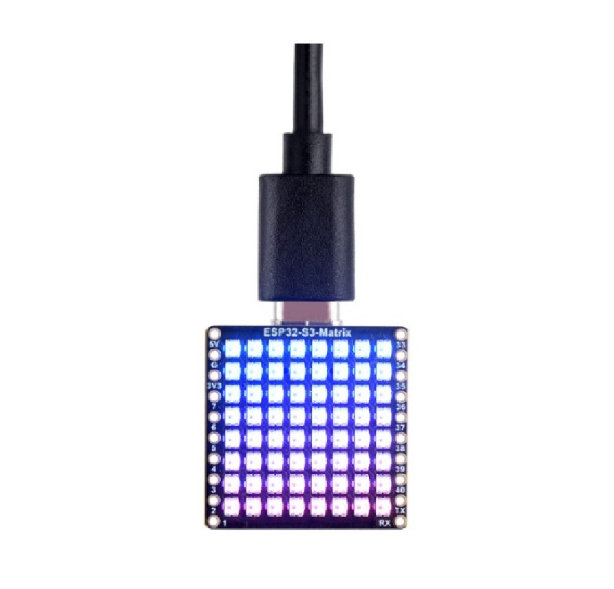 ESP32-S3-Matrix Development Board | 8x8 RGB Matrix | WiFi & Bluetooth LE - Image 5
