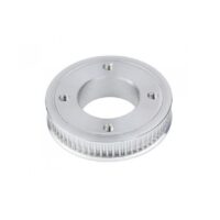 Waveshare 2GT 60 Teeth Aluminum Timing Pulley, 19mm Center Bore Diameter, with 4 Flat Holes