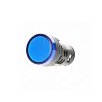 AD16-16C 16mm Blue LED Power Pilot Signal Indicator Light AC/DC 24V | Panel Mount Indicator Lamp