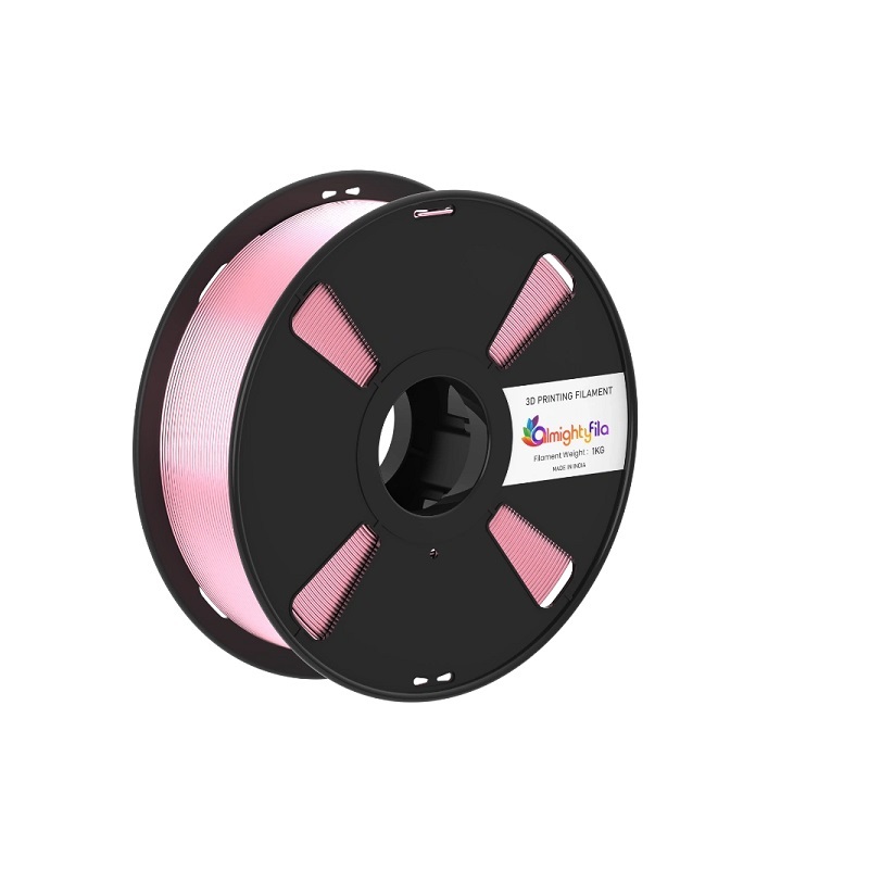AlmightyFila 3D Printer Filaments PLA PRO GLOSSY PINK 1.75MM / 1 KG